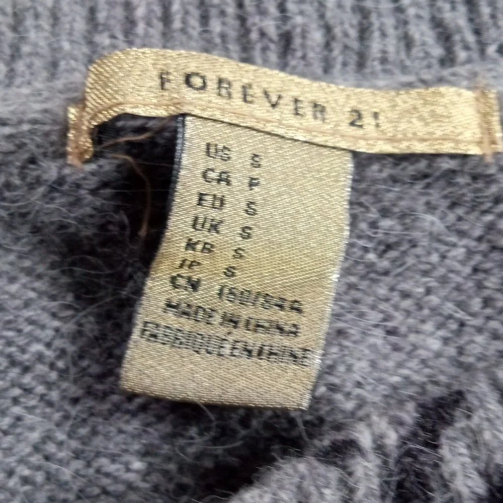 Forever 21 Rabbit Hair Blend Sweater Women's Small
